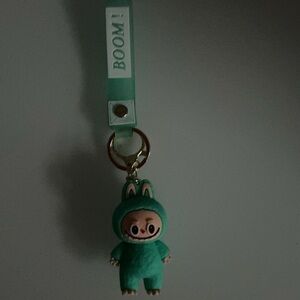 Cute Green labubu Keychain